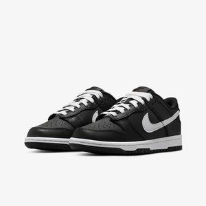 NWT - Nike Dunk Low GS 'Black Panda' Size 4Y Black / Off Noir / White DH9765-002